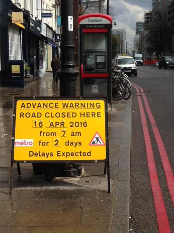 Traffic Chaos Feared in Putney This Weekend