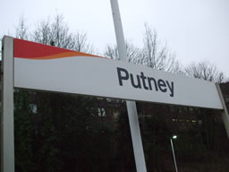 Putney Station sign