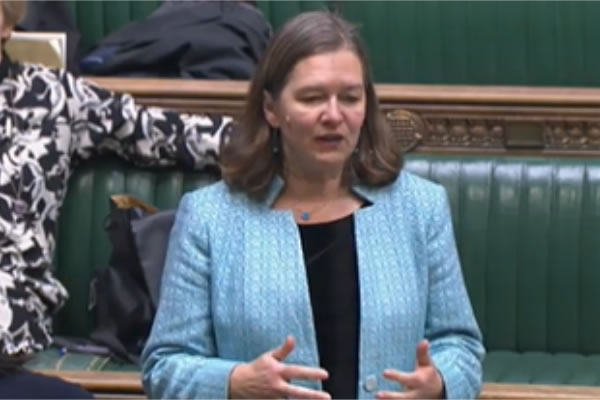 Fleur Anderson MP speaking in the debate on Wednesday