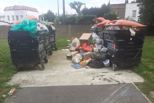 Rubbish Is Piling Up On The Lennox Estate. 