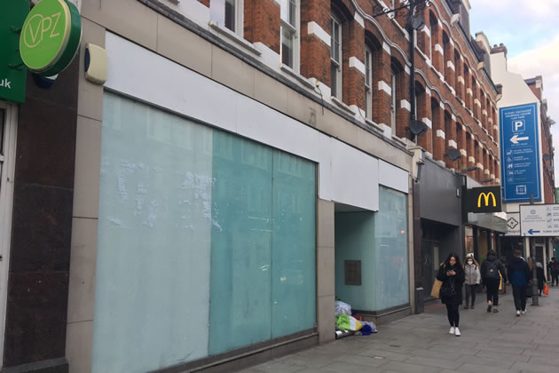 Vacant units remain on Putney High Street