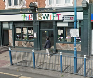 Swift Departure for Putney Pub 
