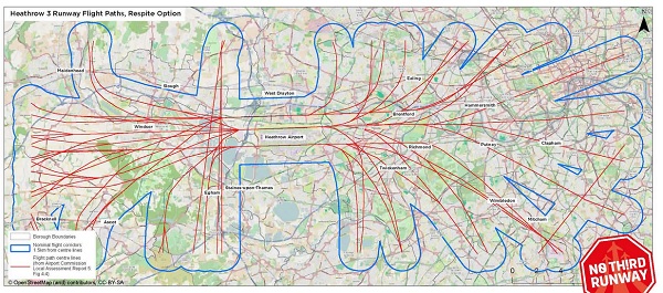 Heathrow Flight Path Map Council Urges Putney & Wandsworth Residents To Stop New Flight Paths  Overhead