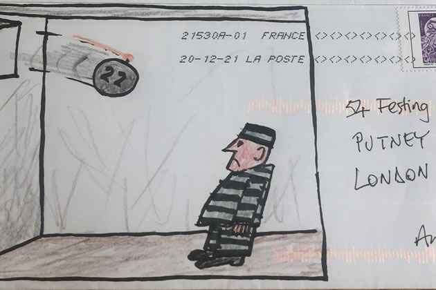 David McKee's card to mark the beginning of 2022