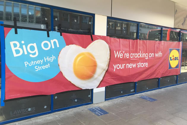 The site on Putney High Street