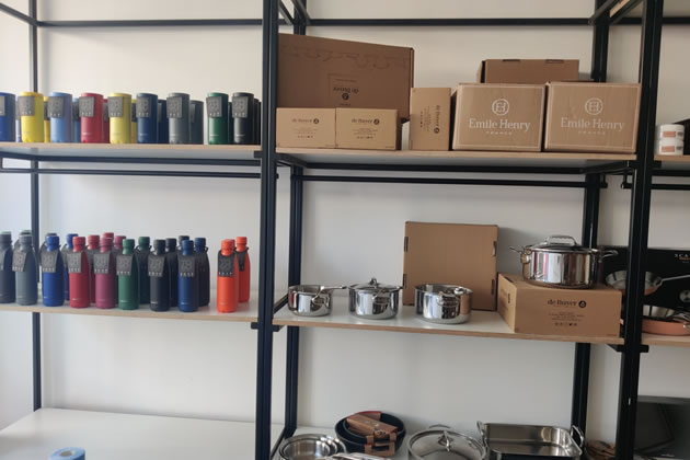The shop&rsquo;s cookware is made from chemical free non-toxic materials 