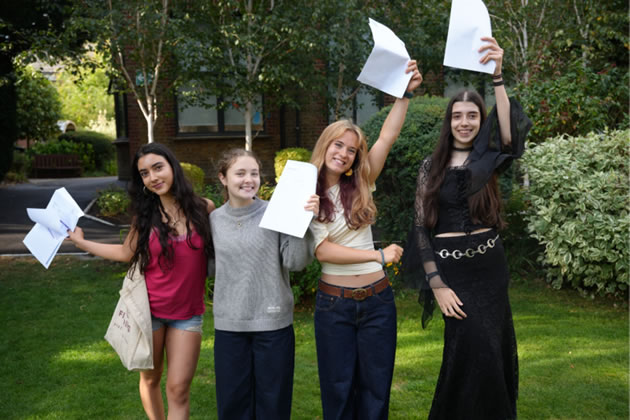 Putney High School Year 11 students celebrate their results 