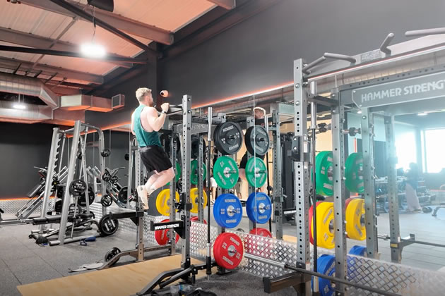 The gym at the Roehampton Sports and Fitness Centre