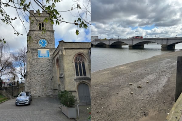 St. Mary's Church and Putney Bridge among the listed structures