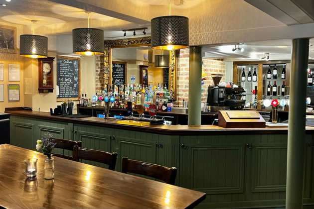 The refurbished interior of The Arab Boy 